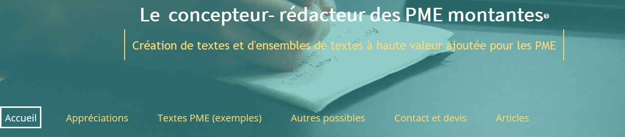 Ce qu’en disent ceux qui ont fait confiance au concepteur rédacteur des PME montantes©